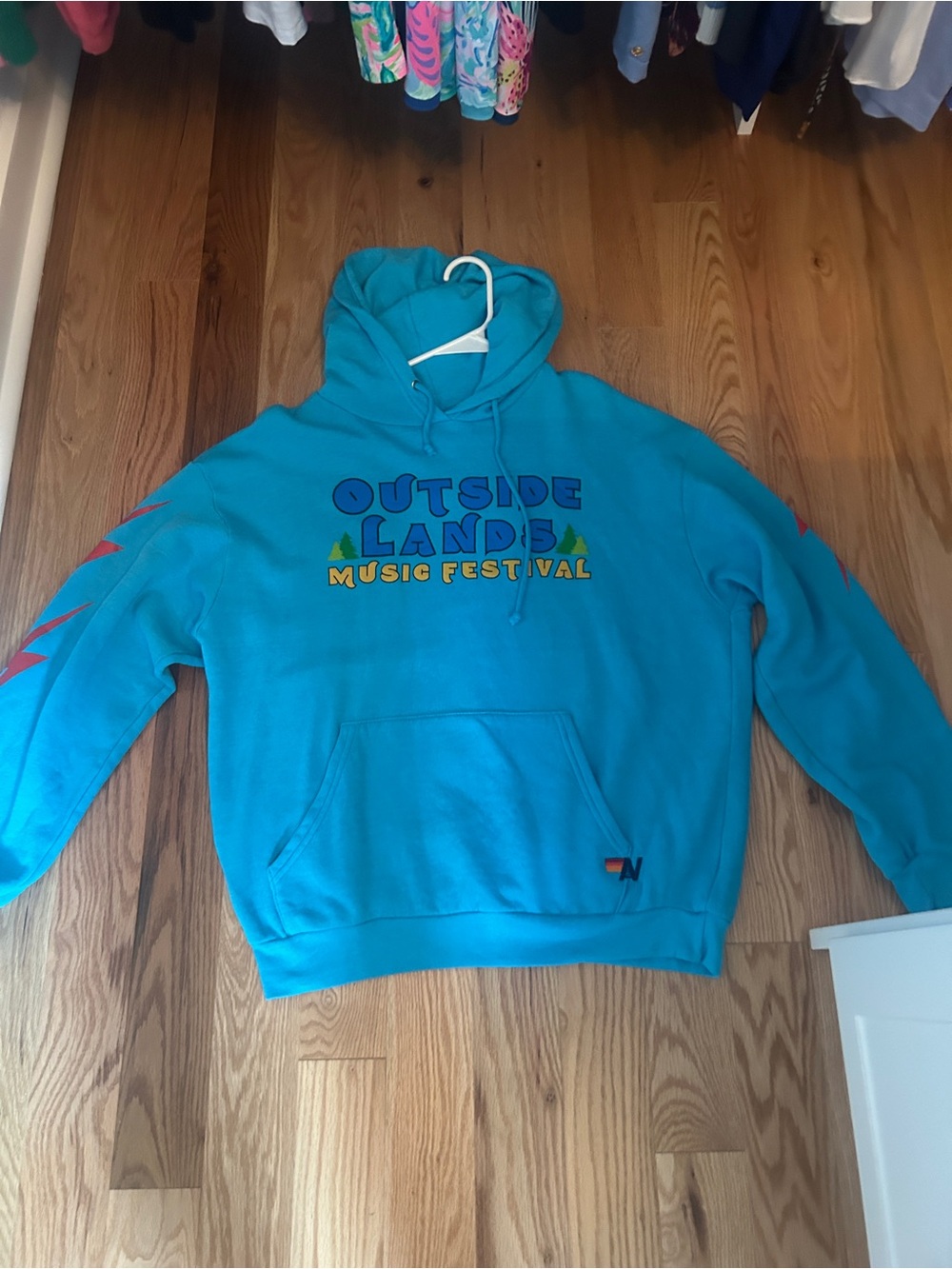 Outside Lands Music Festival Teal Hoodie